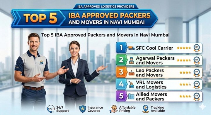 Top 5 IBA Approved Packers and Movers in Navi Mumbai