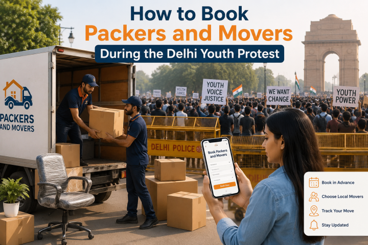 How to Book Packers and Movers During the Delhi Youth Protest
