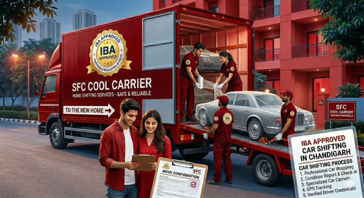 SFC Cool Carrier IBA Approved Car Shifting in Chandigarh